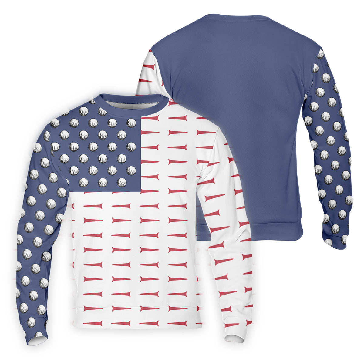 American Flag Men's Golf Polo ShirtMen's 4th Of July Shirts, USA 250 Anniversary Golf Shirt, Gifts For Golfing Dad