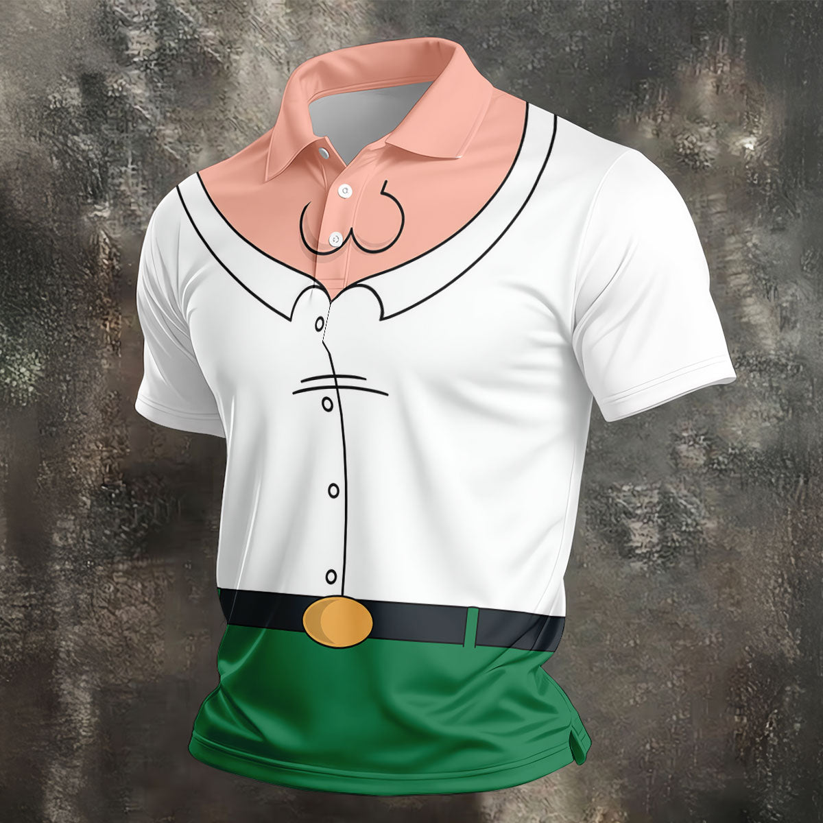 Funny Cartoon Costume Halloween Polo Shirt, Golf Polo For Men, Mens Golf Apparel