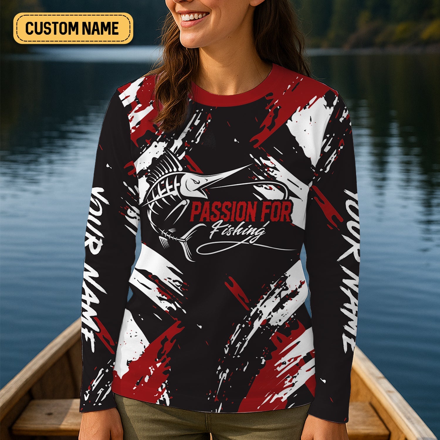 Passion for Fishing Shirts, SPF Long Sleeve Shirts Womens, Female Fishing Shirts