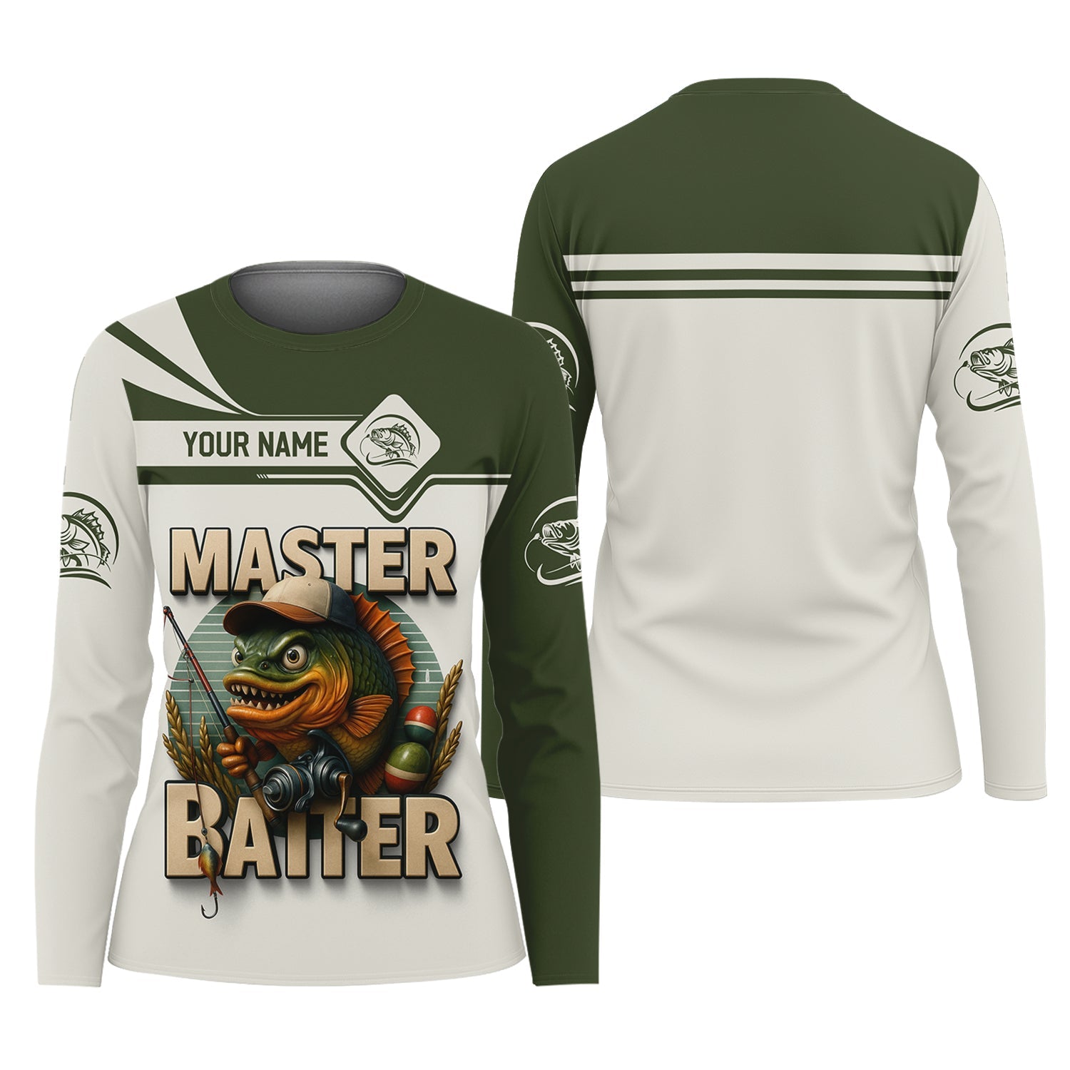 Master Baiter SPF Shirts, Long Sleeve Sun Shirt, Women Fishing Shirt, Funny Fishing Shirt