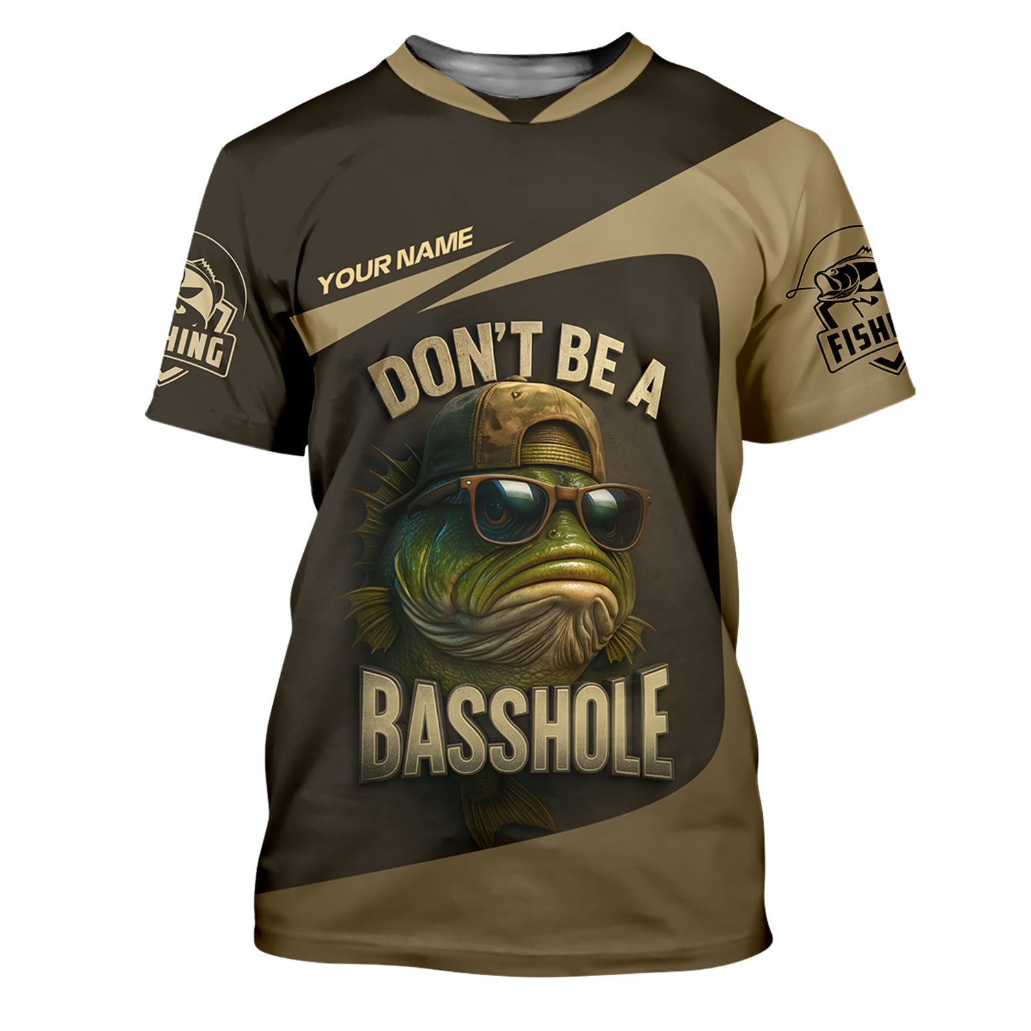 Don't Be A Basshole Women's Fishing Shirt, Mahi Fishing Shirt, UPF Fishing Shirt
