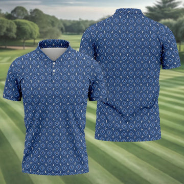 Dirty Funny Adult Humor Men's Funny Golf Shirts, Unique Gift For Golfer, Polo Shirts For Men