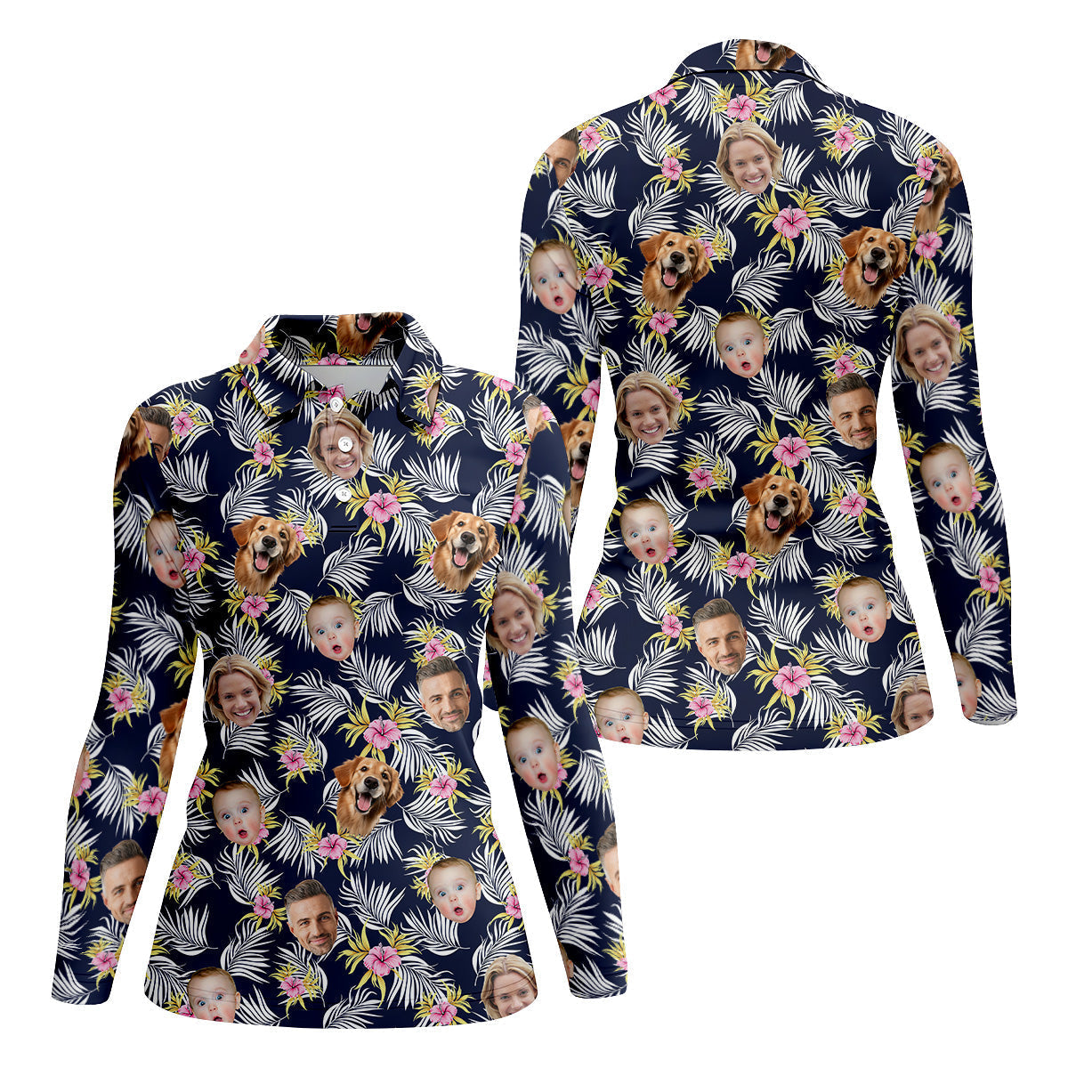 Hawaiian Golf Shirts, Floral Shirt Women, Hawaiian Shirts With Faces, Womens Sleeveless Polo