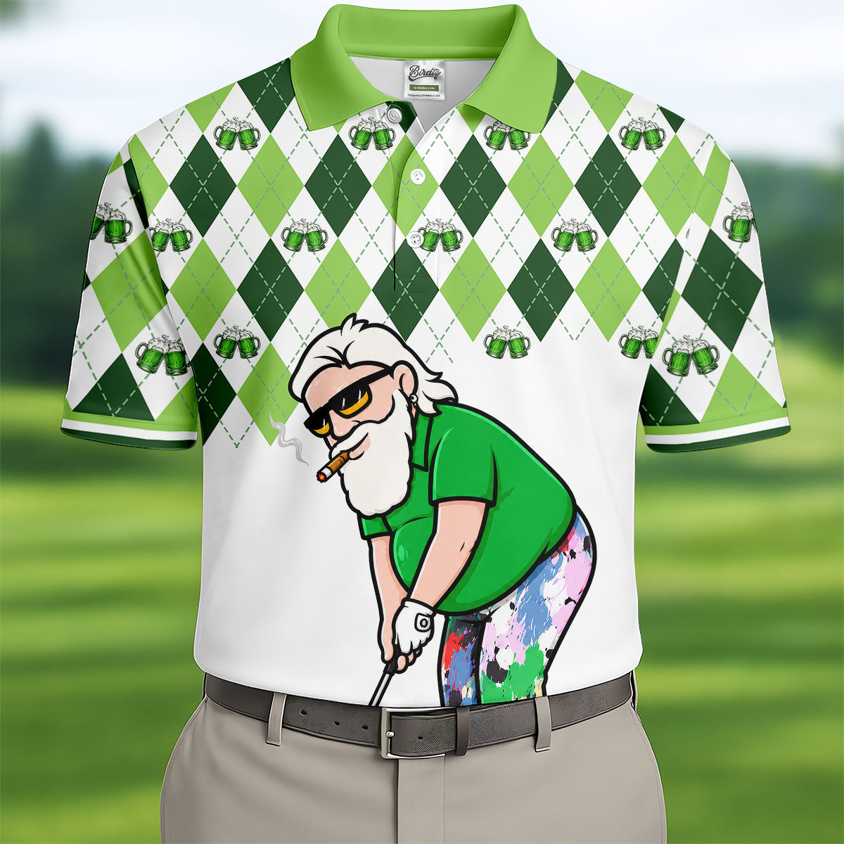 Funny Rippin Butts And Sinkin Putts Polo Shirt, Mens Polo Shirts, Mens Golf Apparel