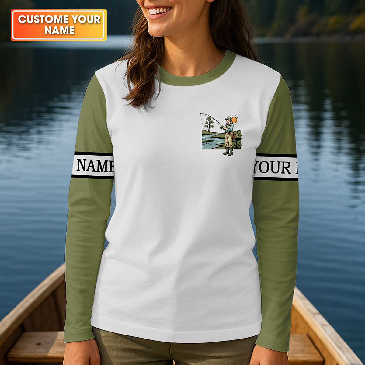Personalized Fishing Shirt for Women, Never Underestimate A Woman Who Still Goes Fishing, Fishing Shirt for Women