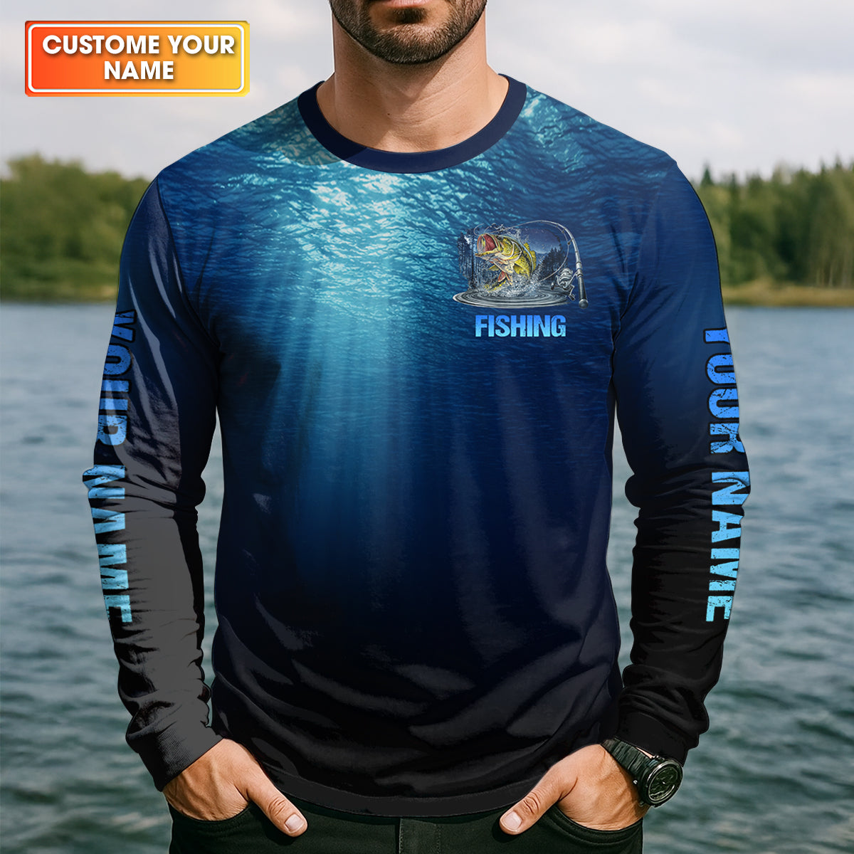 Personalized Funny Bass Fishing Shirt, Go Fishing 3 Days A Week Shirt, Fishing UPF Shirts