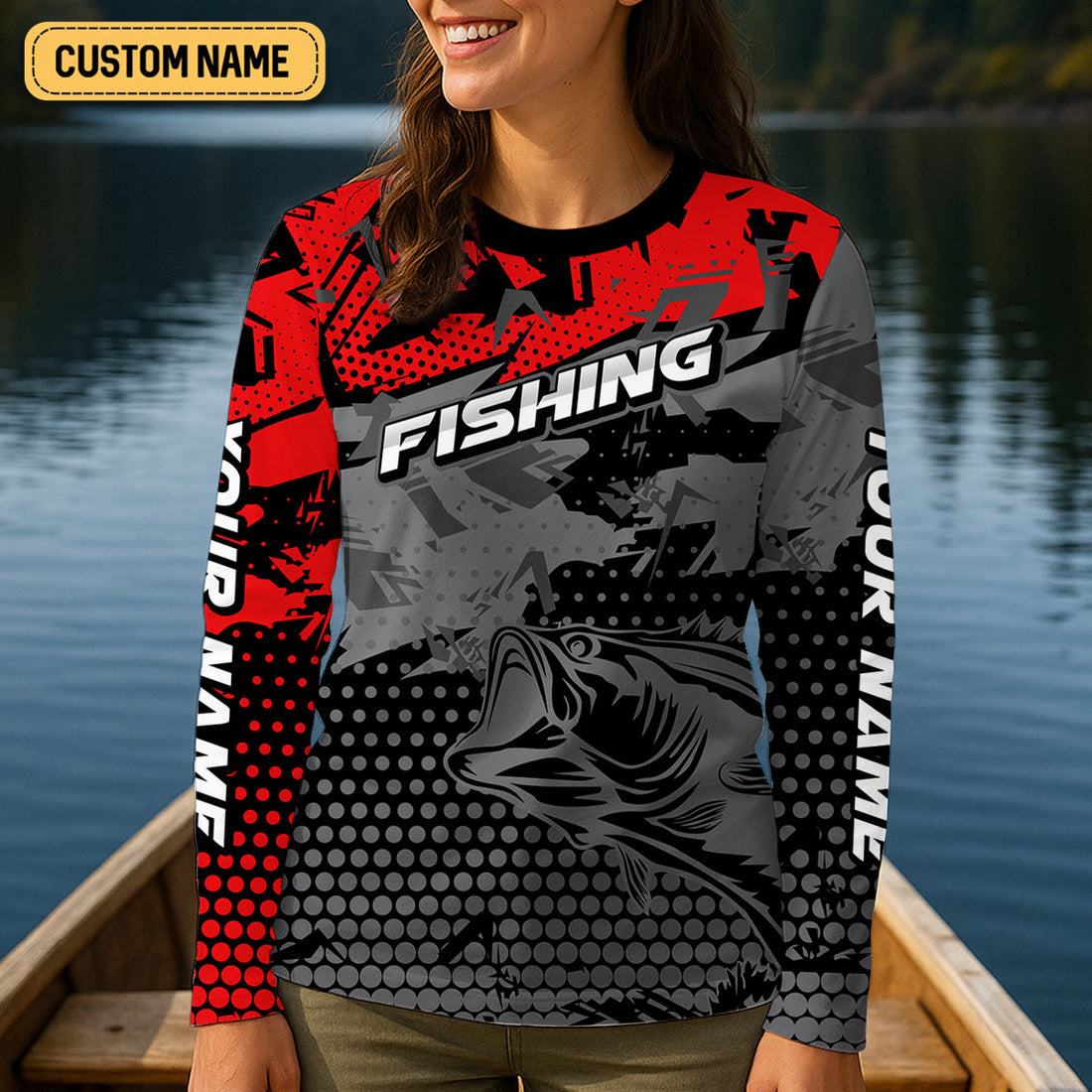 As Long As She Swallows Funny Fishing Shirt, Women SPF Shirt, Women Fishing Shirt, Female Fishing Shirts