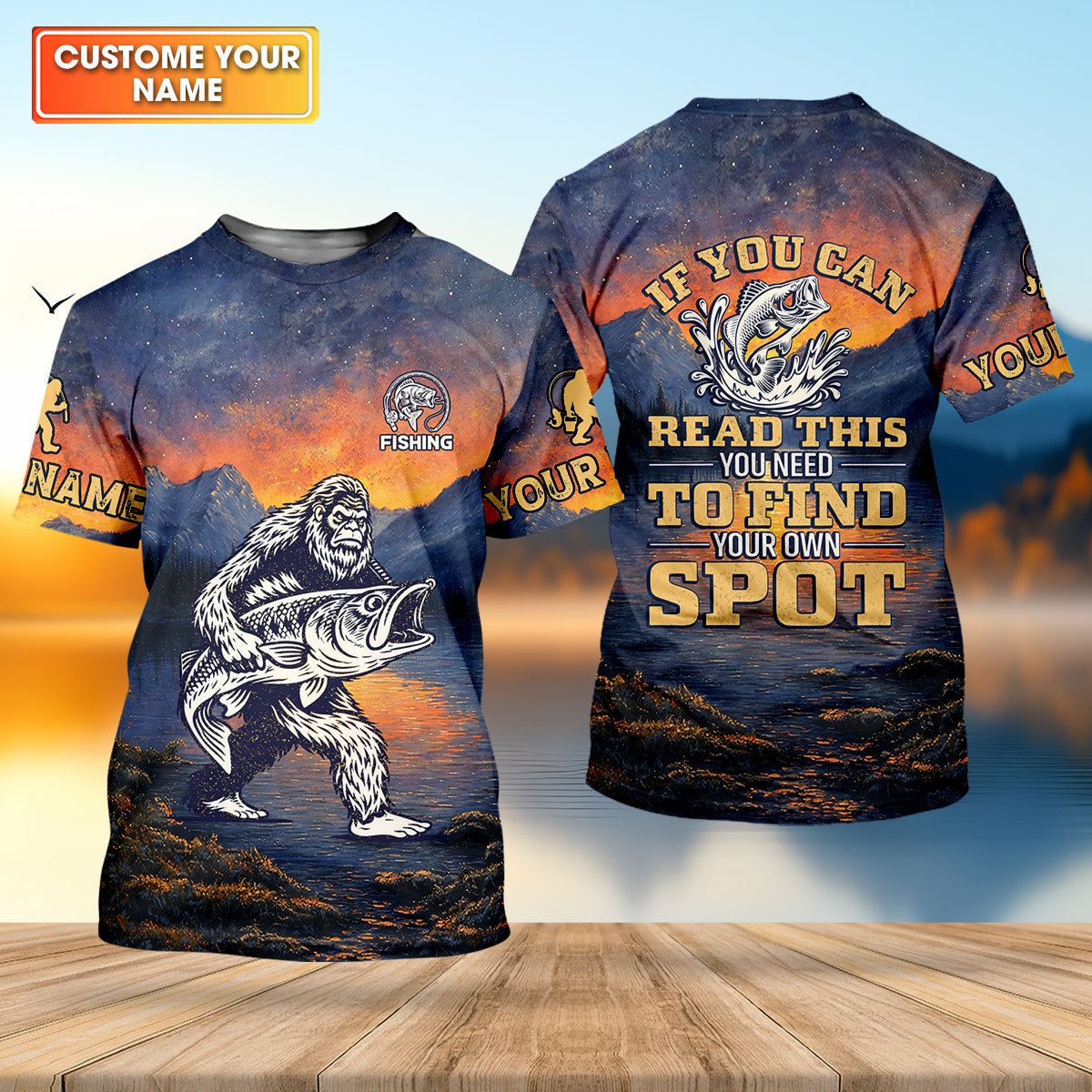 If You Can Read This – Find Your Own Fishing Spot Shirt, Fishing UPF Shirts, Funny Fishing Shirt