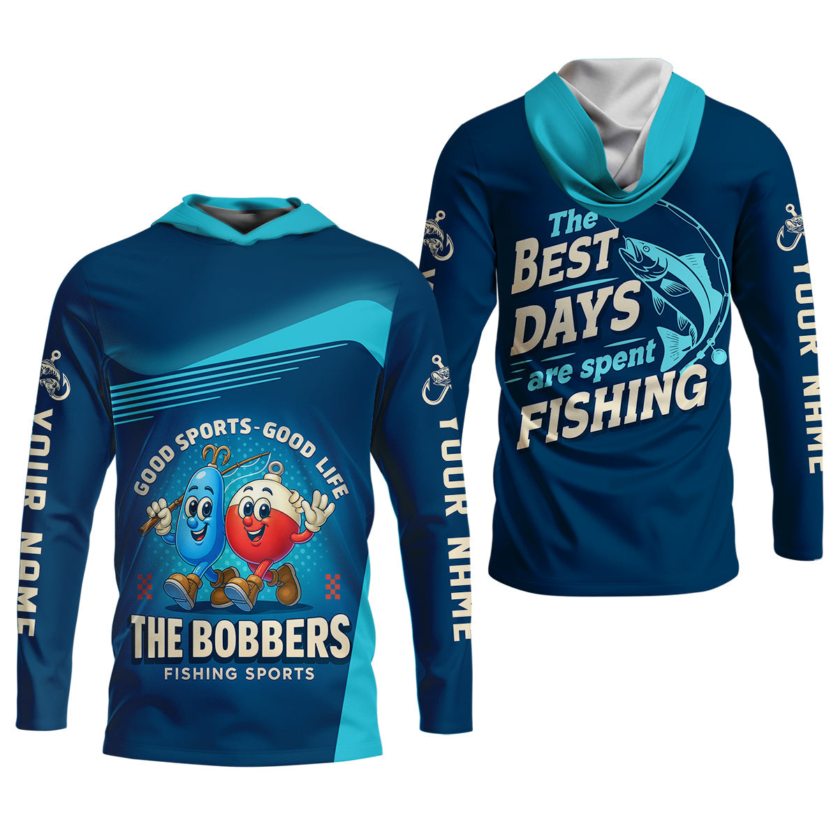 The Best Days Are Spent Fishing, The Bobber Fishing Sports, Fishing Shirt For Women, Funny Fishing Shirt