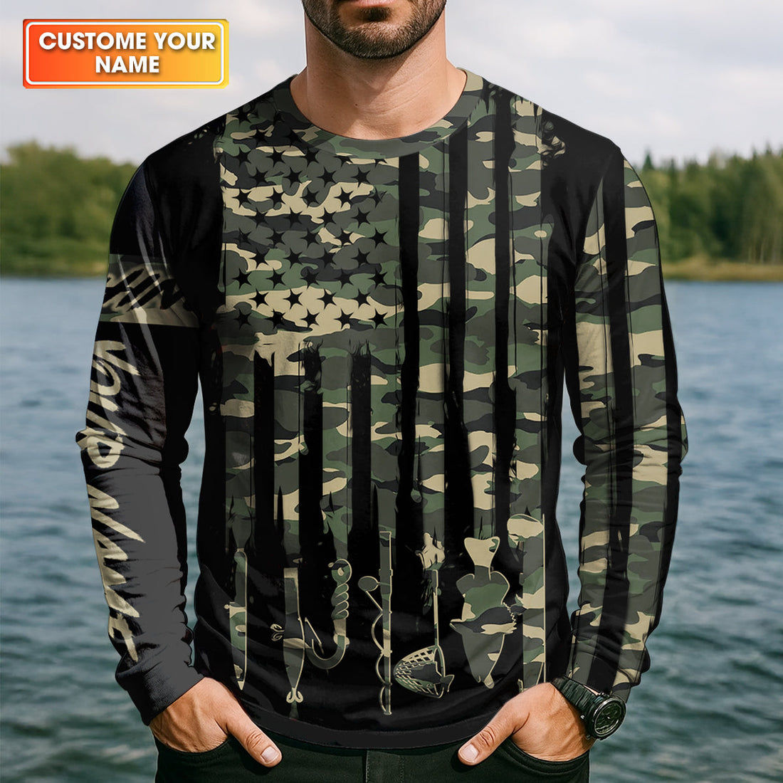 Fishaholic On The Road to the Lake, Personalized Fishing UPF Shirt