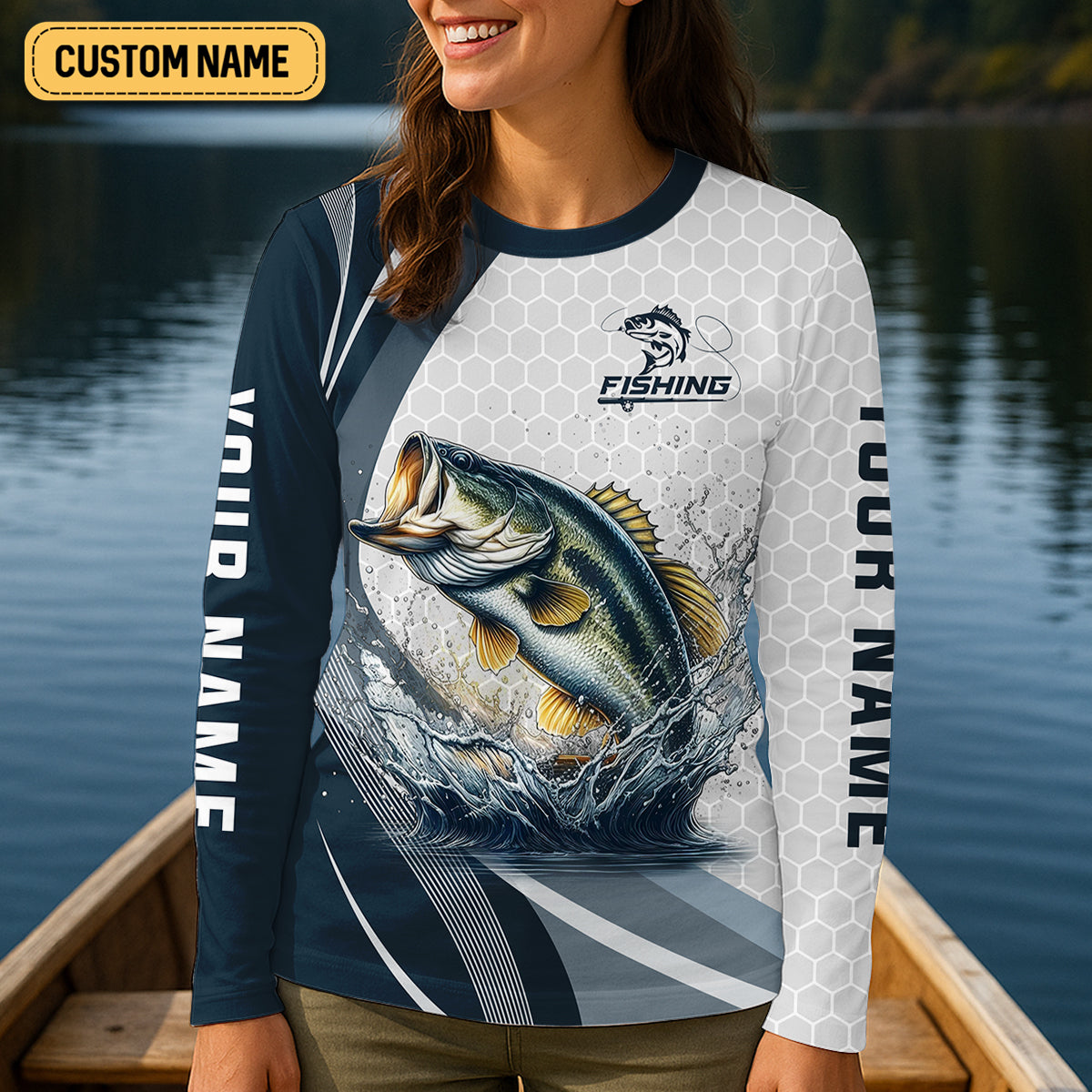 Fishing Is Not About The Fish It's The Time Spent Together Catching Them Fishing UPF Shirts, Women Fishing Shirt