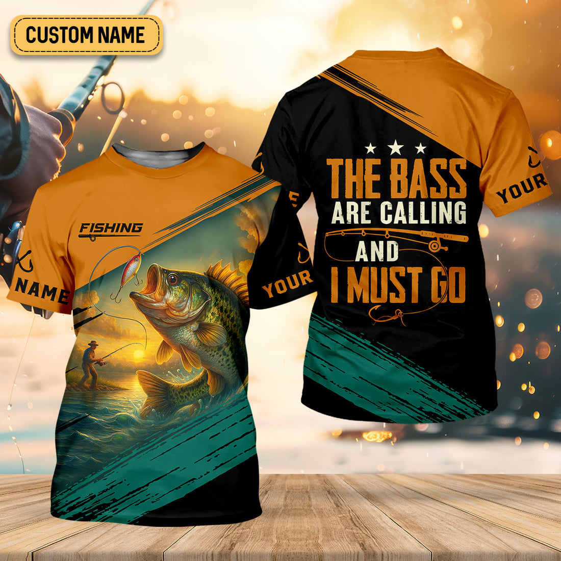 The Bass Are Calling And I Must Go SPF Shirt For Men, Gift For Fisherman, Largemouth Bass Fishing