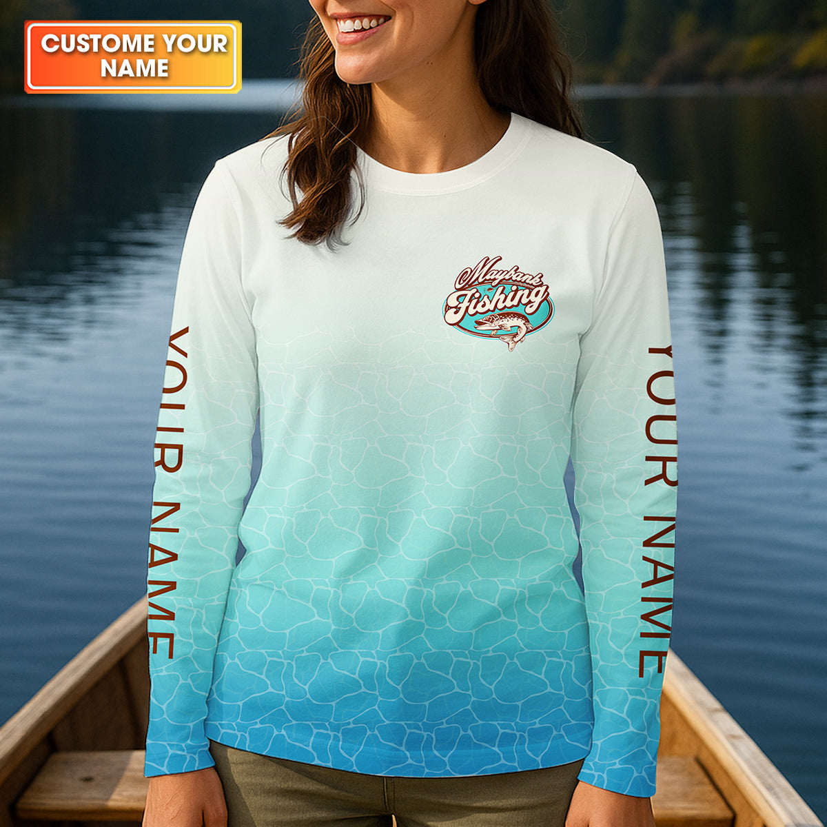 Maybank Fishing Deep Sea Charters Funny Fishing Shirt, Fishing UPF Shirts, Women Fishing Shirt