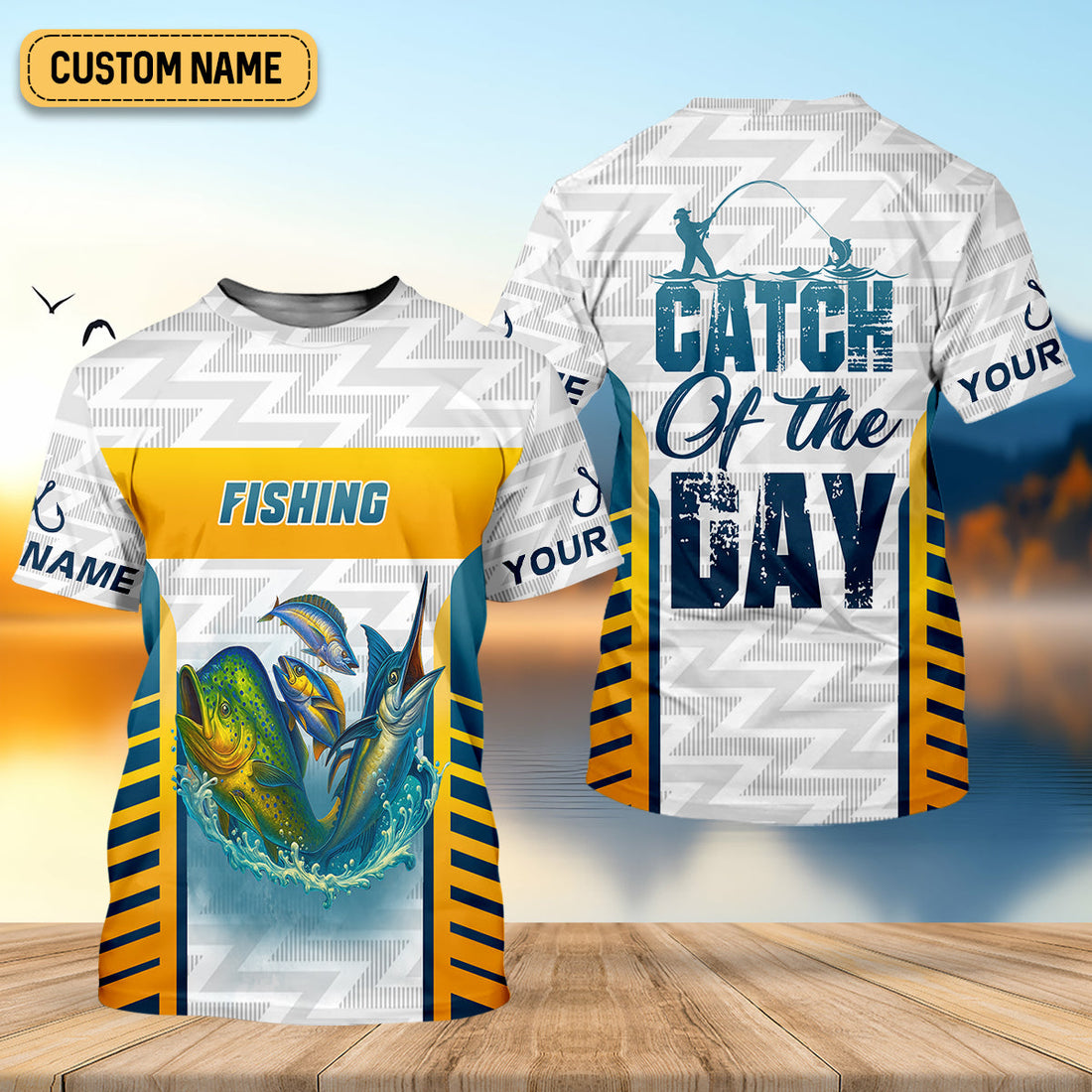 Catch Of The Day Funny Fishing Shirts For Men, SPF Shirt For Men, Funny Fishing Shirt, Gift For Fisherman