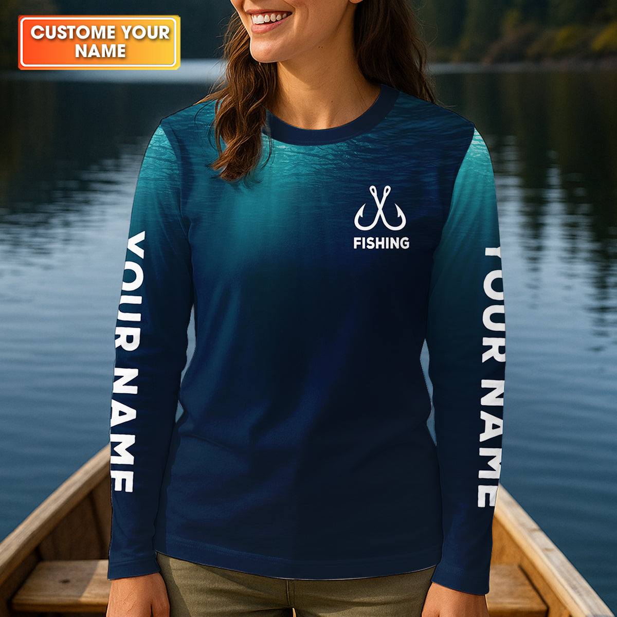 God Says I Am Fishing Bible Funny Fishing Shirt, Fishing UPF Shirts, Christian Fishing Shirt For Women