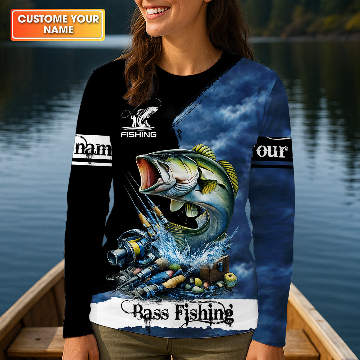 Just One More Cast Personalized Fishing Shirt For Women, Long Sleeve Fishing Shirt, Gift For Her
