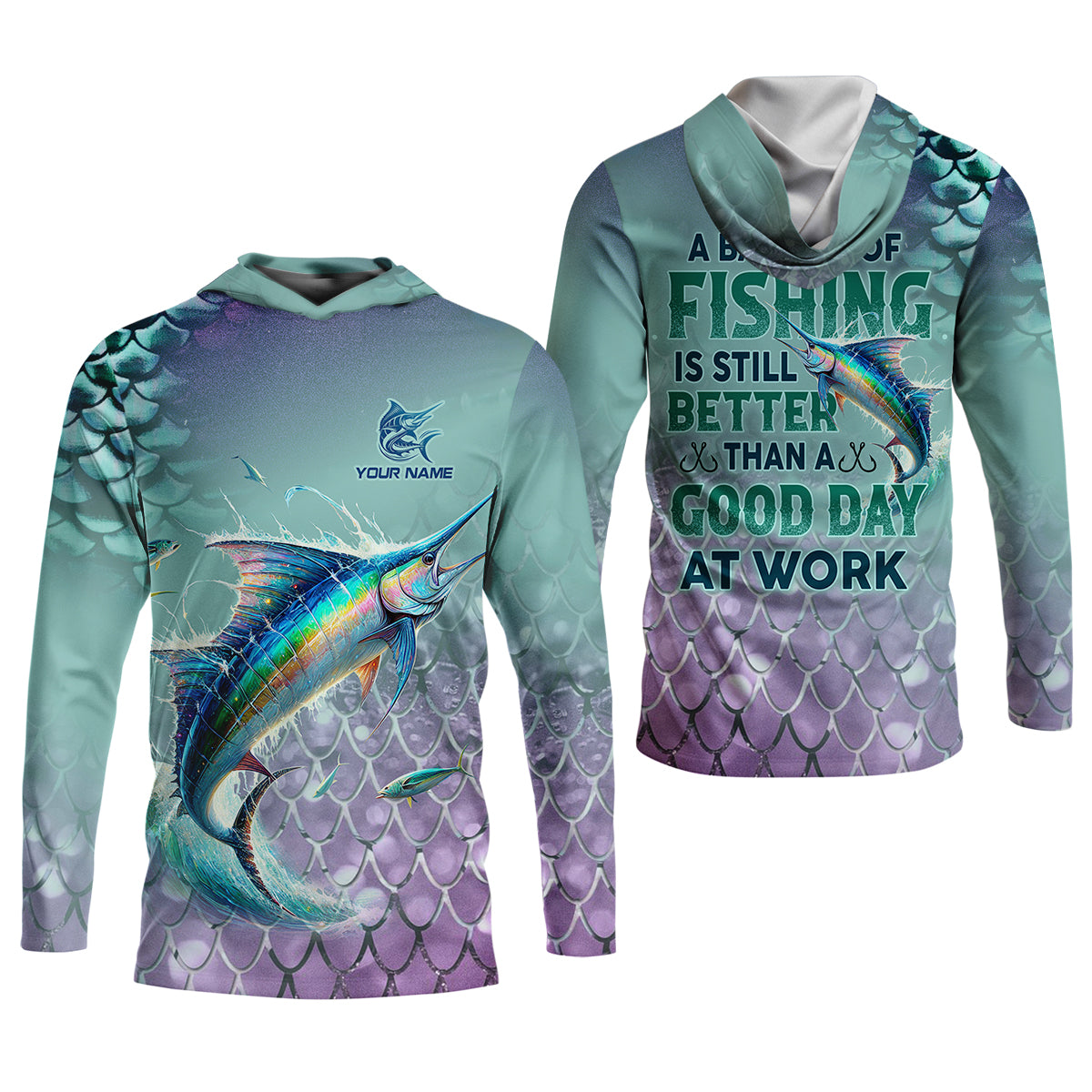 A Bad Day Of Fishing Is Still Better Than A Good Day At Work SPF Shirt, Funny Fishing Shirt, Fishing Shirts For Men