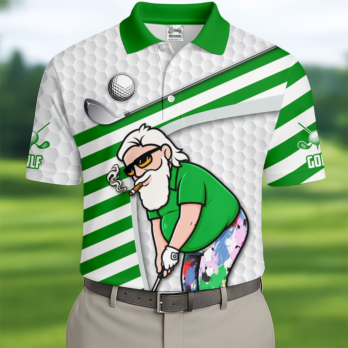 Funny Rippin Butts And Sinkin Putts Polo Shirt, Mens Golf Shirts, Golf Shirts For Men