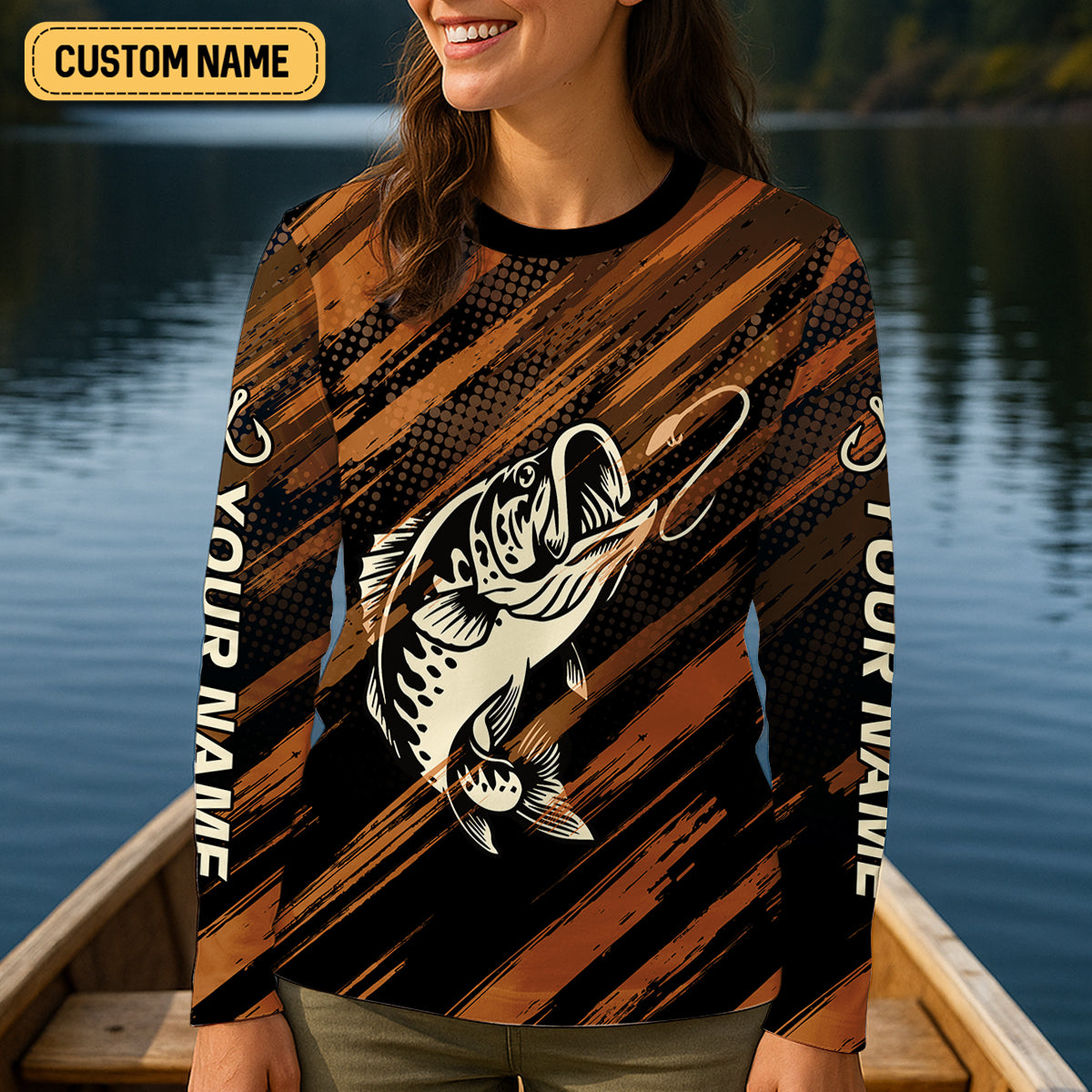 I'm A Hooker On This Halloween Fishing UPF Shirts, Funny Fishing Shirt, Fishing Shirt For Women