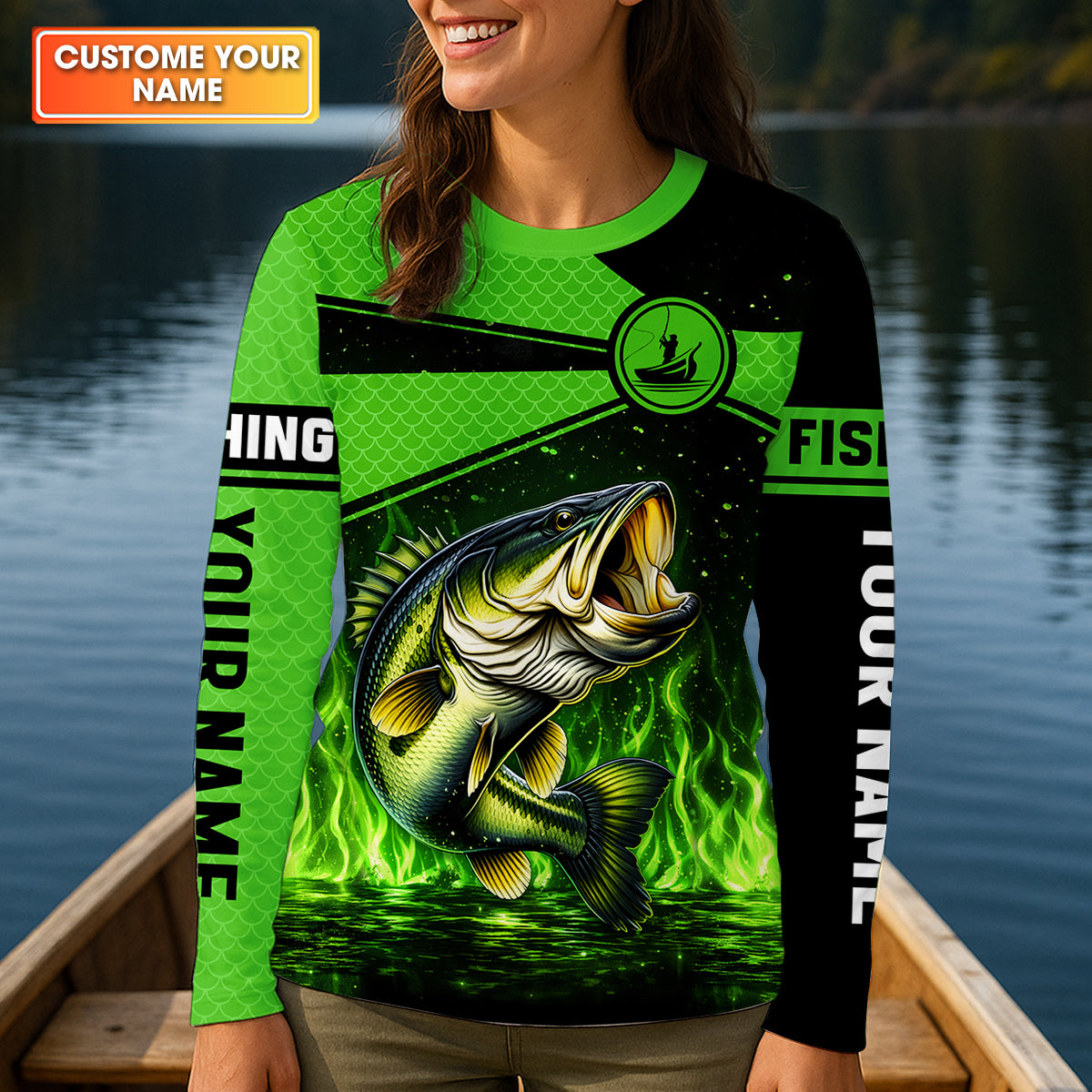 I’m So Good At Catching Fish That The Fish Tell Stories About Me Personalized Fishing Shirt For Women, Long Sleeve Fishing Shirt, Gift For Her