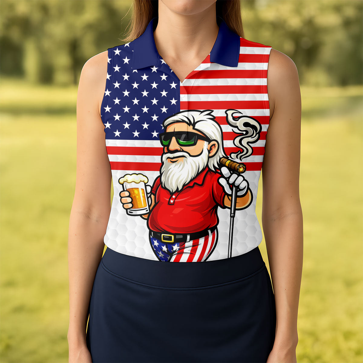 It Takes A Lot Of Ball To Golf The Way I Do Patriotic Man 4th Of July Golf Shirt, 250 Years Golf Shirt For Women