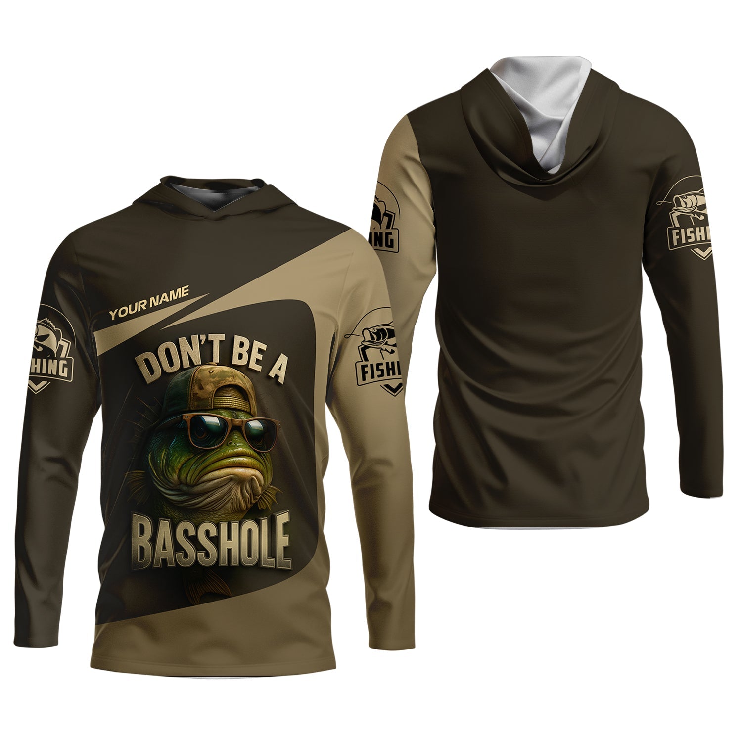 Don't Be A Basshole Women's Fishing Shirt, Mahi Fishing Shirt, UPF Fishing Shirt