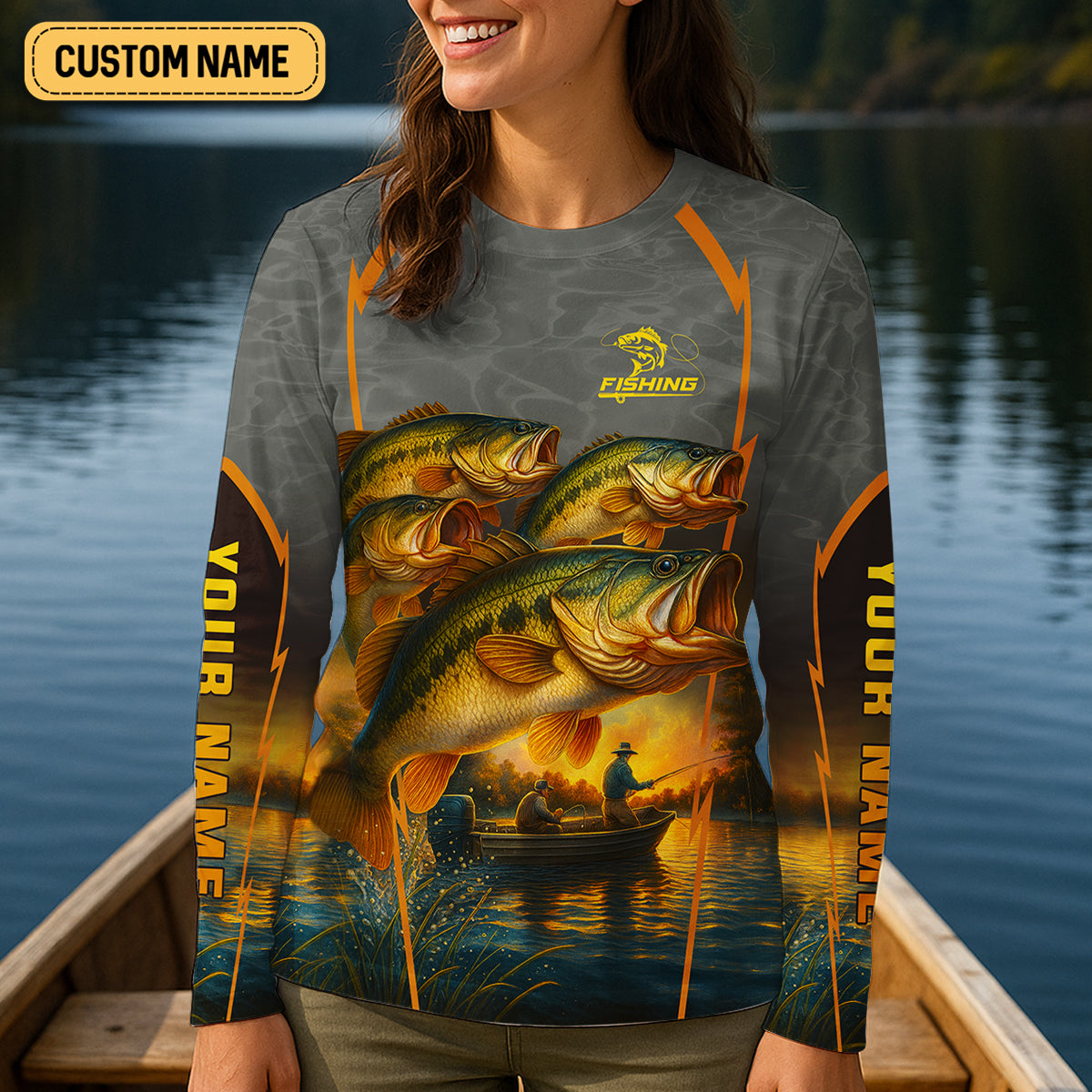 The Bass Are Calling And I Must Go Largemouth Bass Fishing Women SPF Shirt , Funny Fishing Shirt