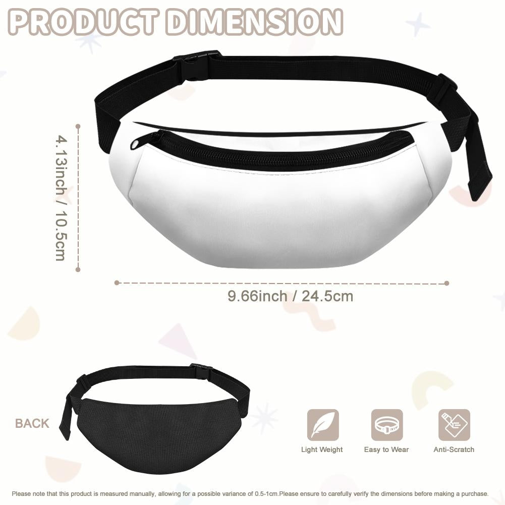 Realistic Fake Belly Fanny Pack, Funny Waist Bag, Novelty Gag Gift for Men and Women