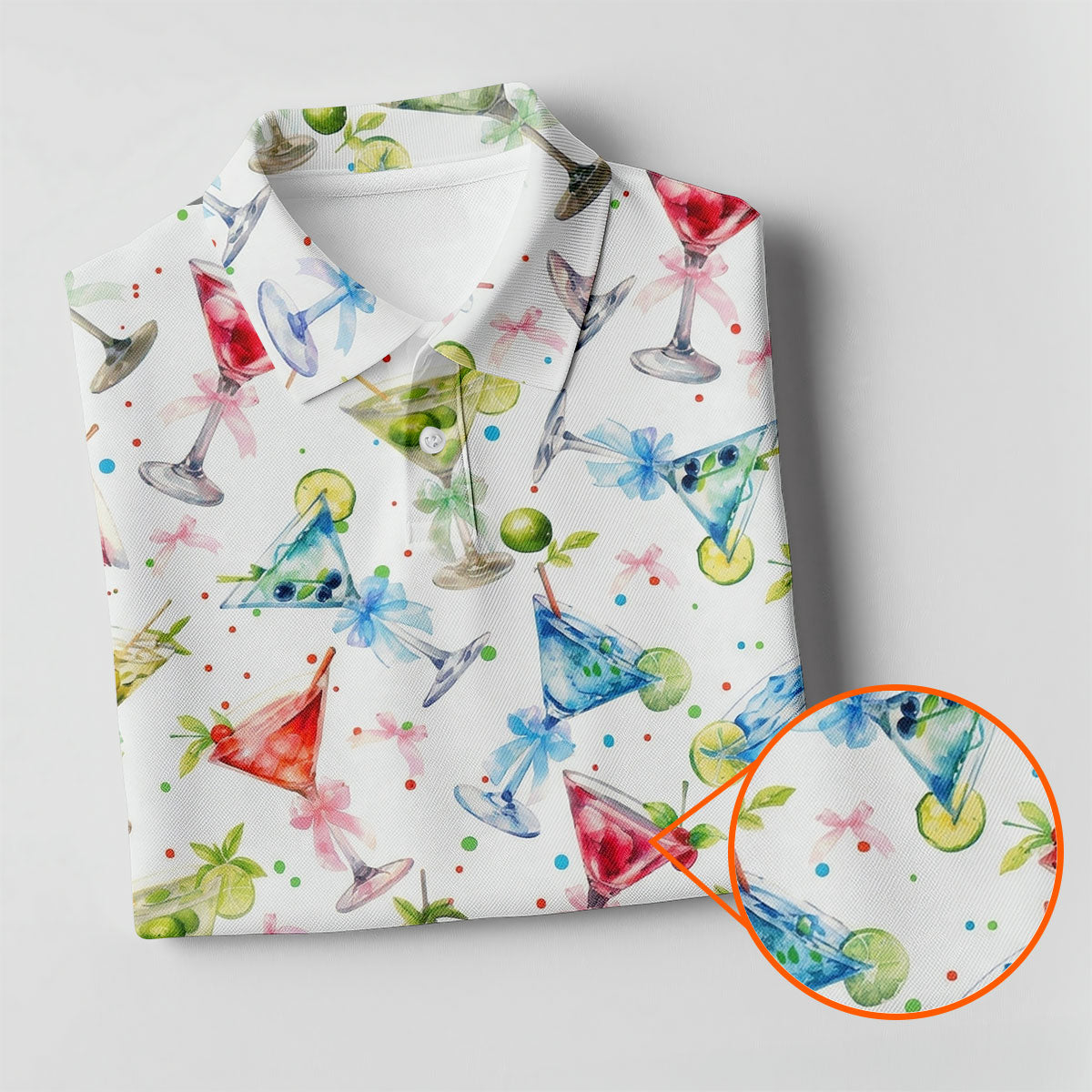 Coquette Martini Cinco De Mayo Celebration Ladies Golf Tops, Summer Theme Golf Shirt For Women