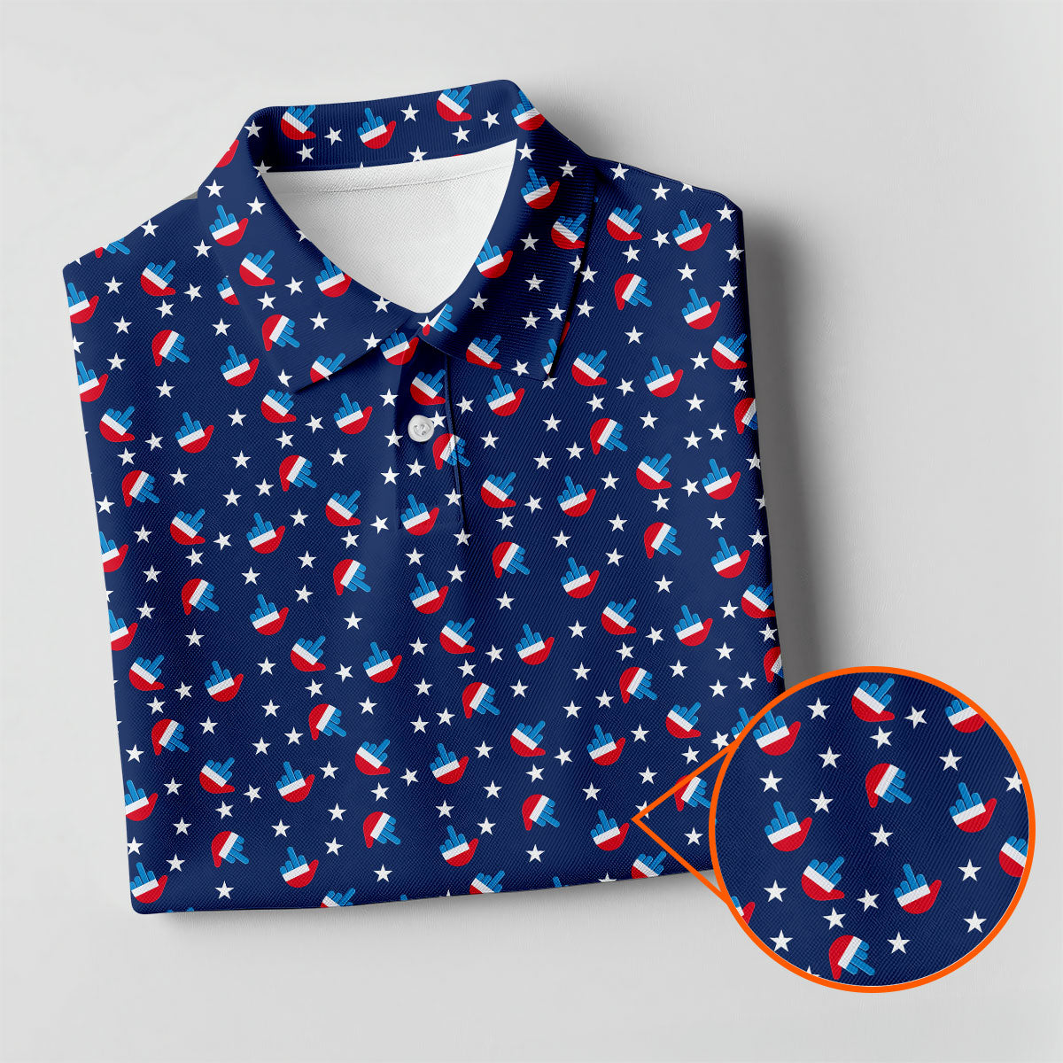 Red White Blue Dirty Finger 4th Of July Golf Shirt, Patriotic Golf Shirt, 250th Anniversary Golf Shirt For Women