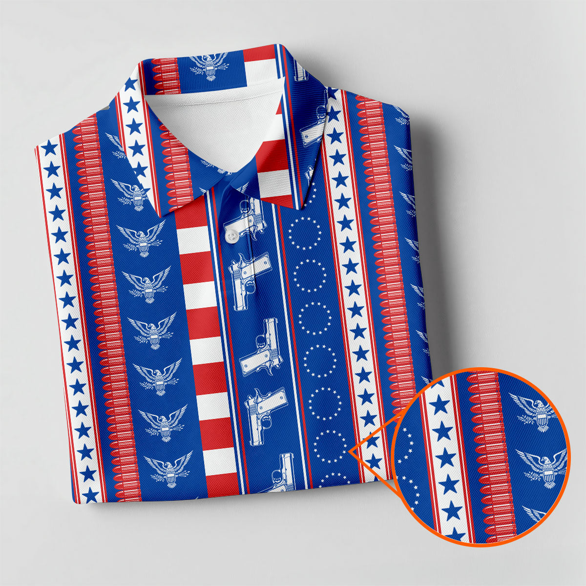 Red White Blue Army Theme Patriotic 4th Of July Golf Shirt, 250 Years Golf Shirt For Women