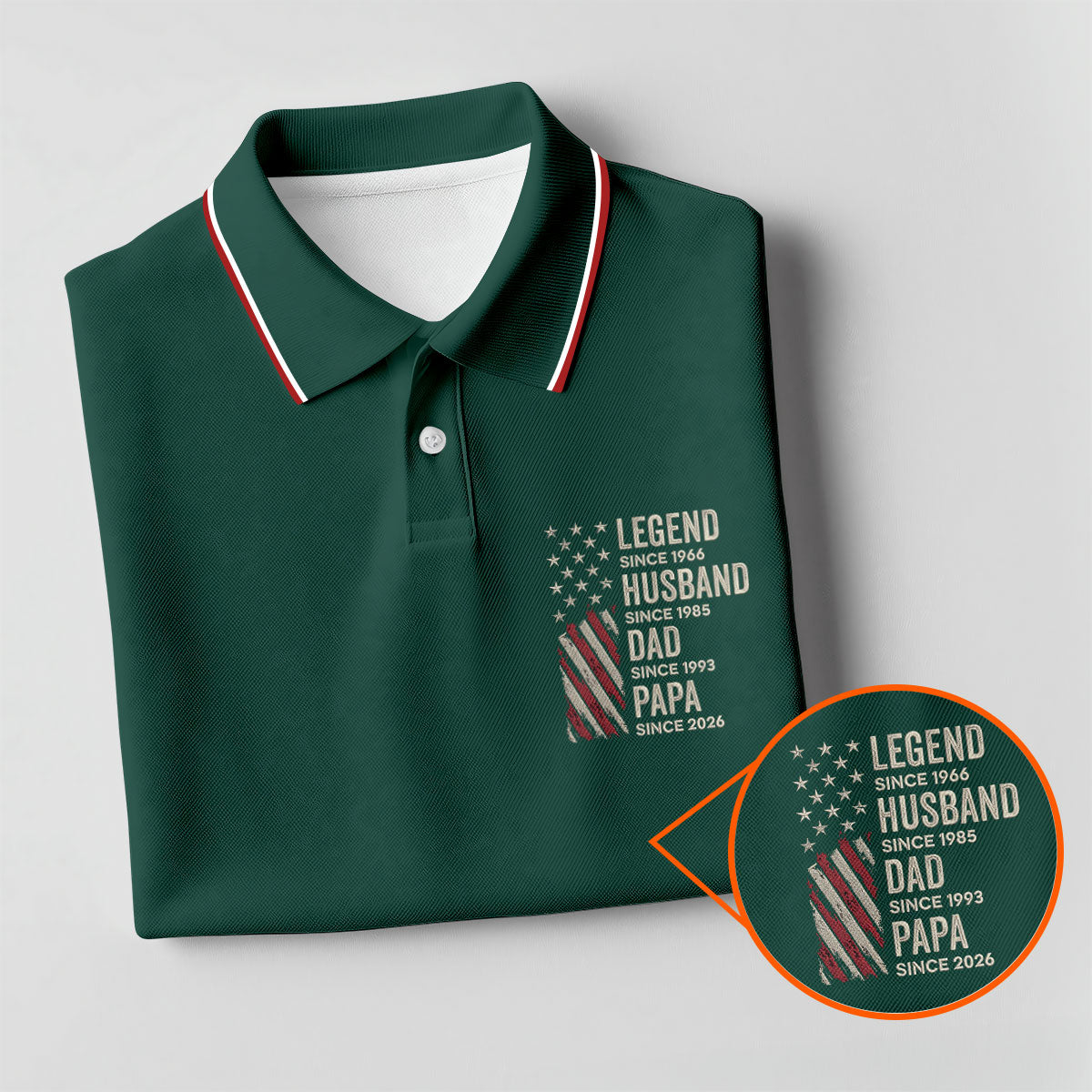 Legend Husband Dad Papa Father's Day Golf Shirt, Golf Gift For Dad, Gift Ideas For Grandpa