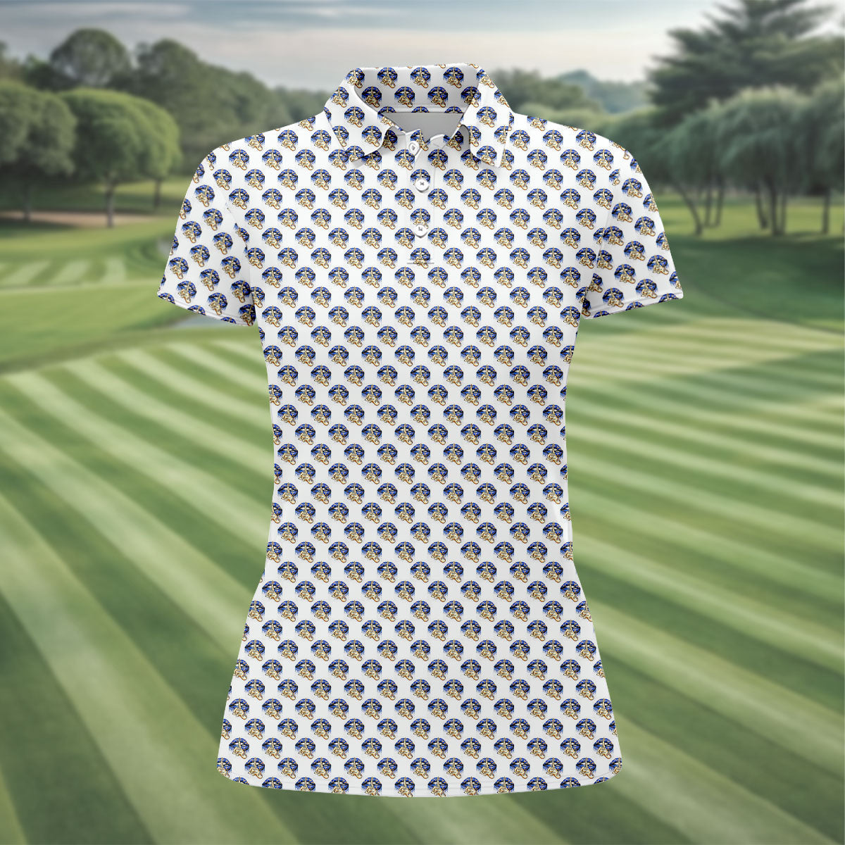 Don't Judge What You Don't Understand Autism Puzzle Women's Golf Tops, Autism Awareness Color Ladies Golf Polos