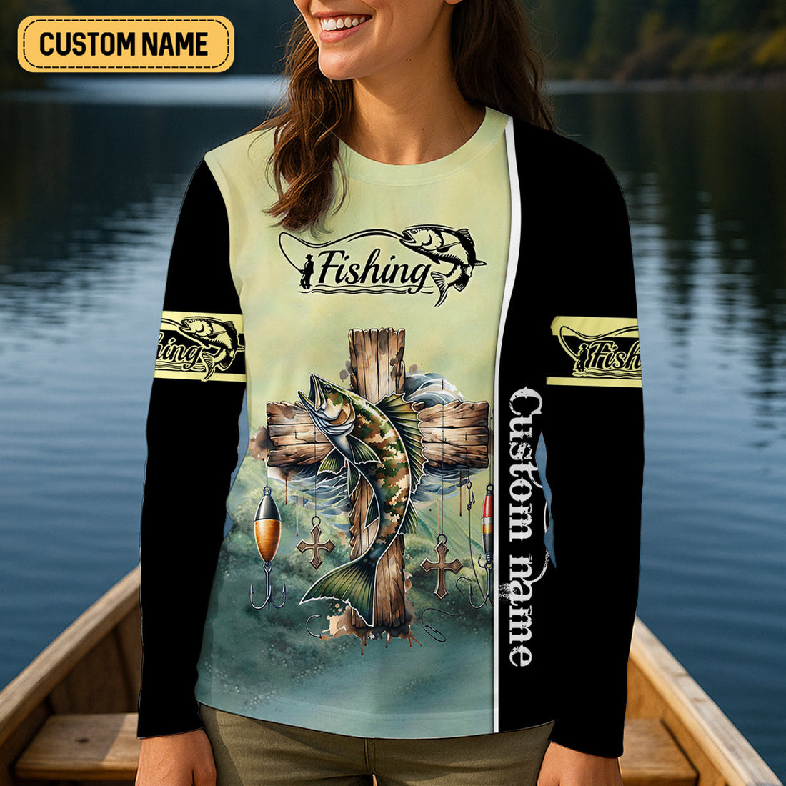 And I Will Make You Fishers Of Men Christian Fishing Women SPF Shirt, Female Fishing Shirts