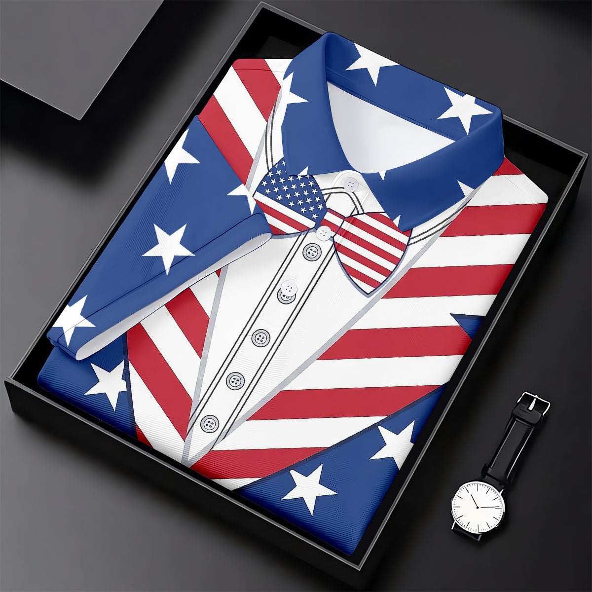 US Flag Costume Patriotic 4th Of July Golf Shirt, 250th Anniversary Golf Shirt For Women