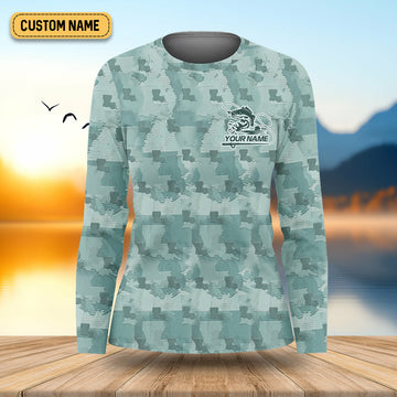 Florida Camo Fishing UPF Shirts, Performance Fishing Shirts, Women SPF Shirt, Female Fishing Shirts
