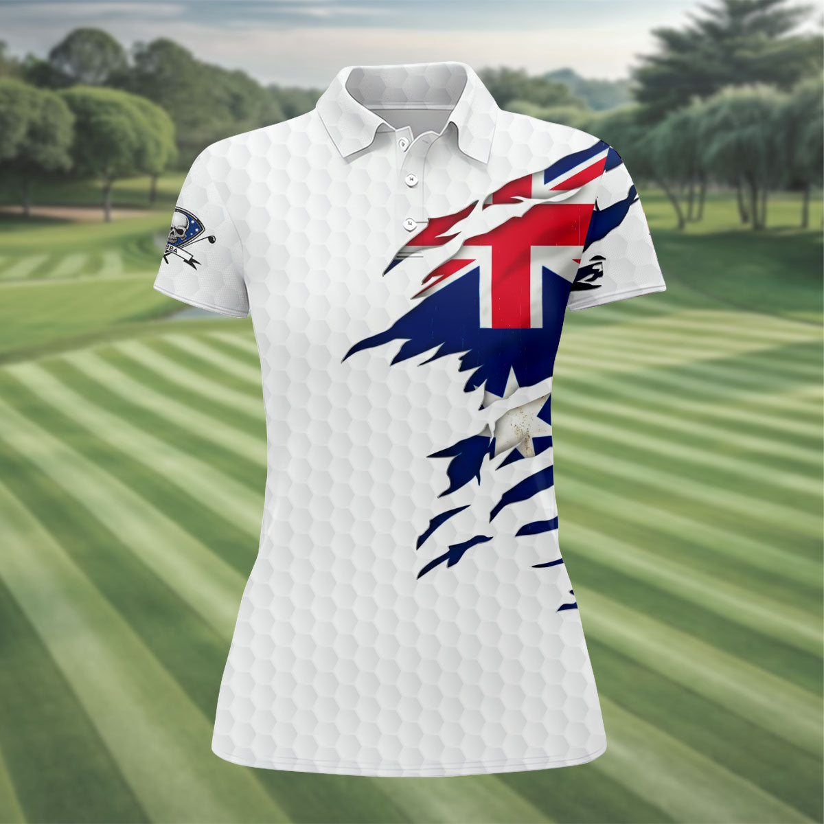 It Takes A Lot Of Ball To Golf The Way I Do Australia Flag Print Ladies Golf Tops, Golf Shirt For Women