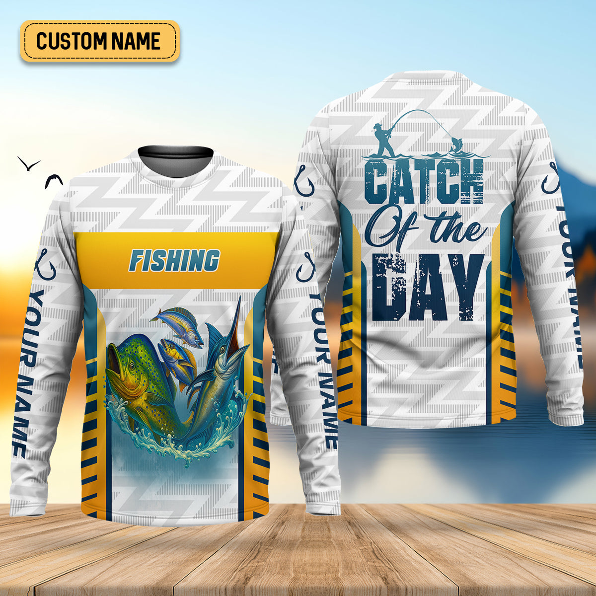 Catch Of The Day Funny Fishing Shirts For Men, SPF Shirt For Men, Funny Fishing Shirt, Gift For Fisherman