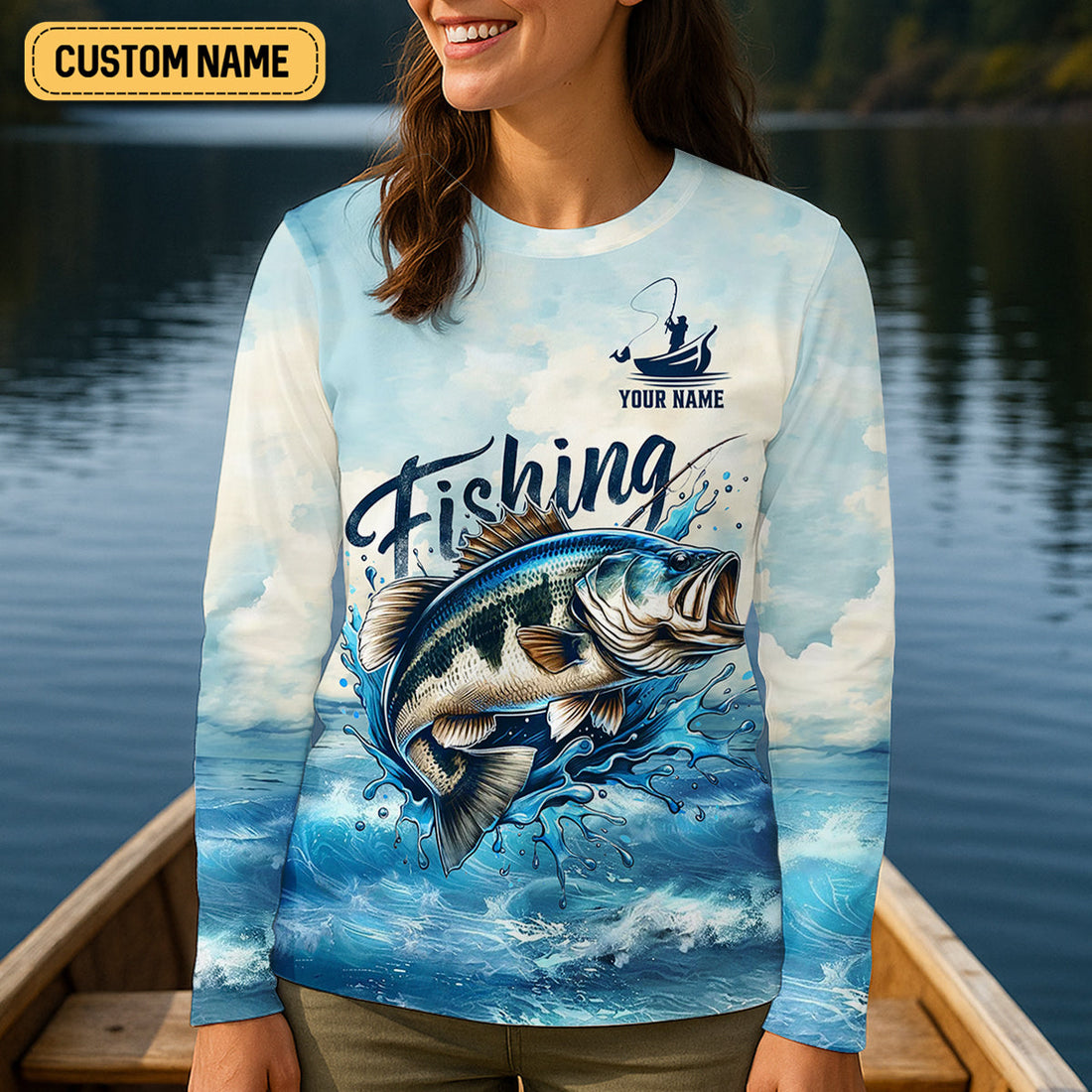 I Go Fishing Because I Like It Not Because I'm Good At It SPF Shirt, Female Fishing Shirts, Women Fishing Shirt