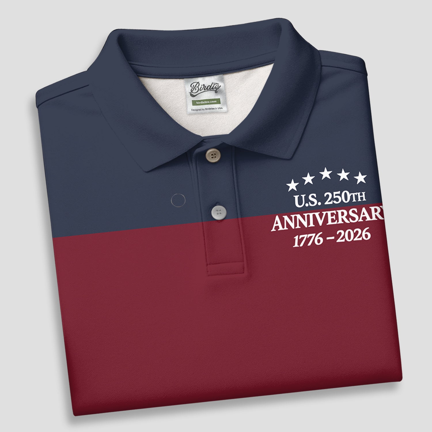 US 250th Anniversary 1776-2026 Patriotic Golf Shirt, Women's Golf Tops, Ladies Golf Shirts