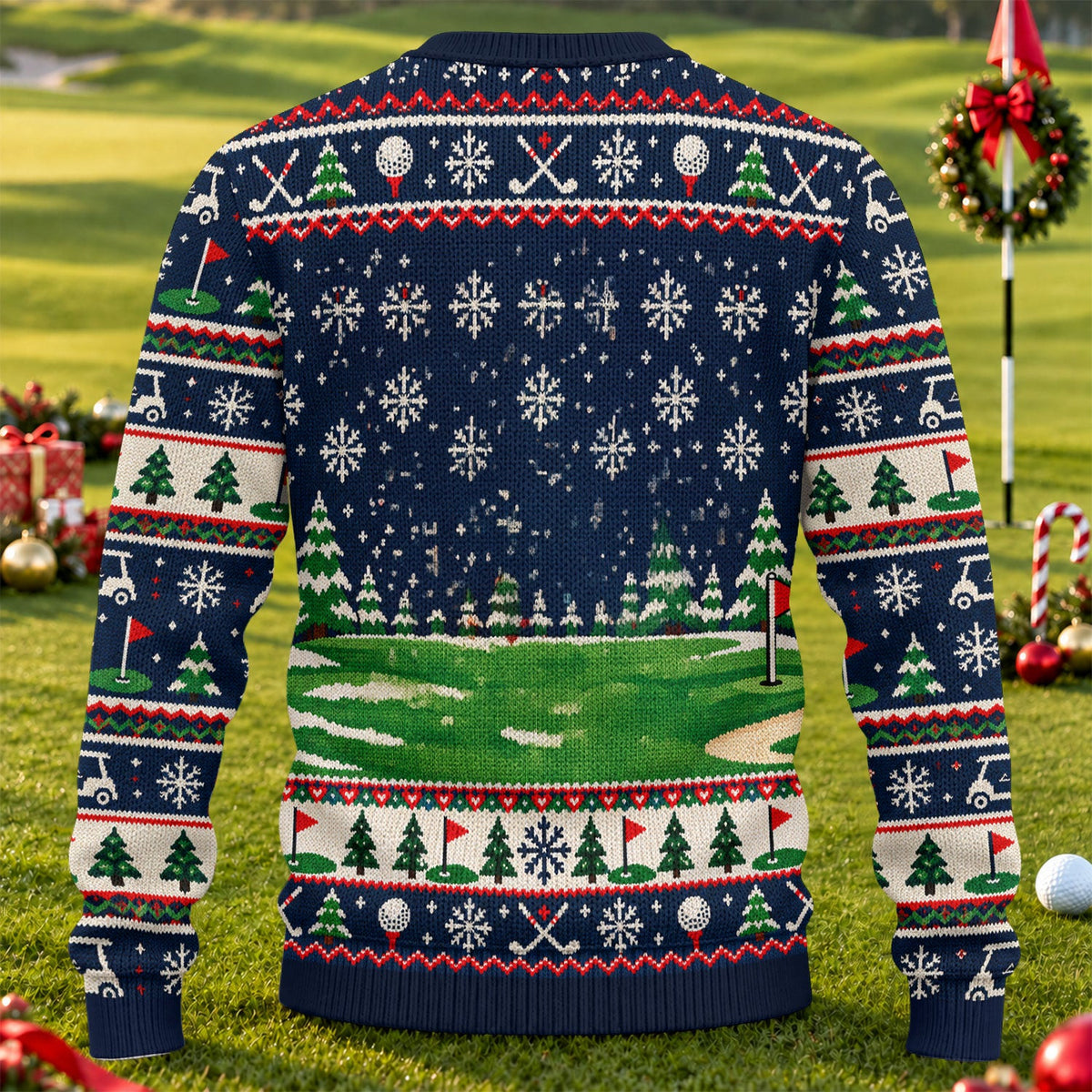 Oh What Fun It Is To Ride Ugly Christmas Sweater, Golf Lover Gifts, Funny Xmas Gifts