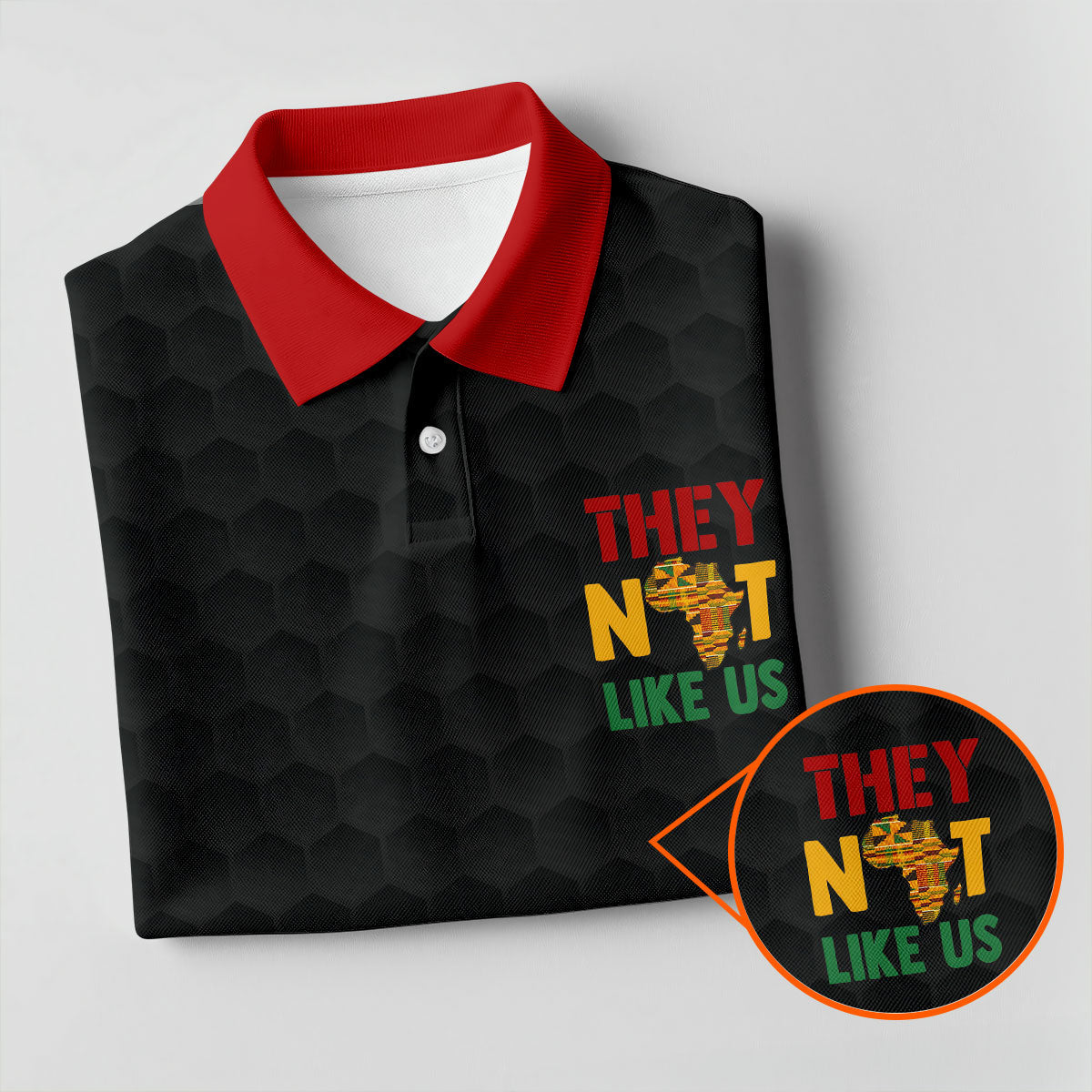Juneteenth They Not Like Us Africa Performance Golf Polo Shirt, Golf Shirts For Women, Women's Golf Apparel