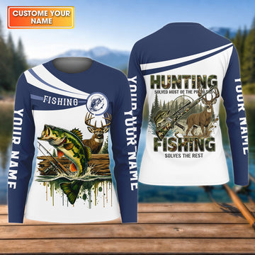 Hunting Fishing Camo Fishing Shirt, Fishing UPF Shirts, Personalized Fishing Shirt For Women, Female Fishing Shirts