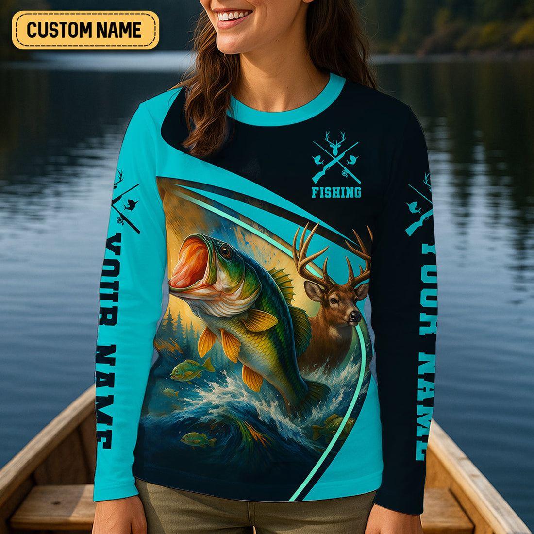 Fishing Solves Most Of My Problems Fishing UPF Shirts, Fishing Shirt For Women, Fishing And Hunting SPF Shirt