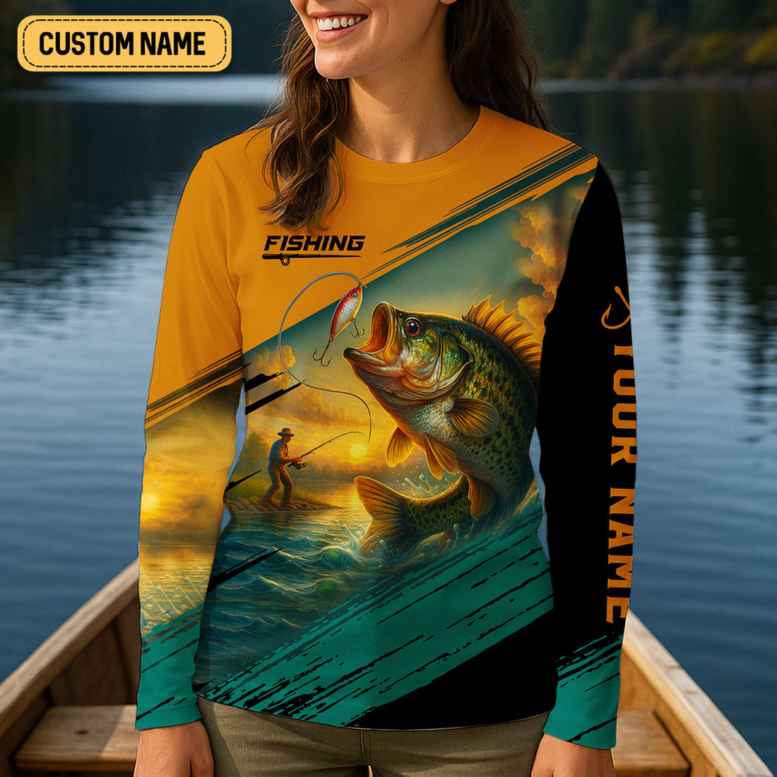The Bass Are Calling And I Must Go Women SPF Shirt, Fishing Shirt For Women, Largemouth Bass Fishing