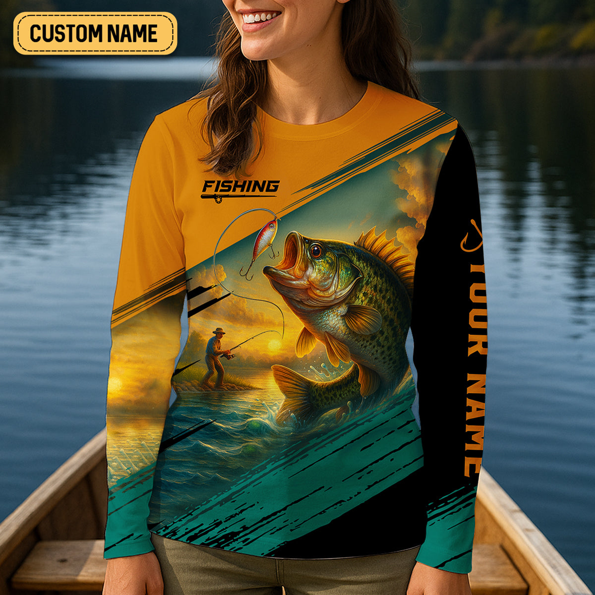 The Bass Are Calling And I Must Go Women SPF Shirt, Fishing Shirt For Women, Largemouth Bass Fishing