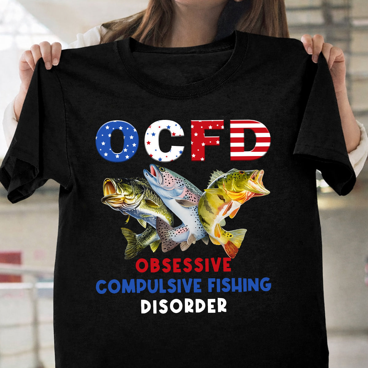 OCFD Funny Fishing Shirt, Patriotic Fishing Tee Shirts, 250th Anniversary Fishing Shirts For Men