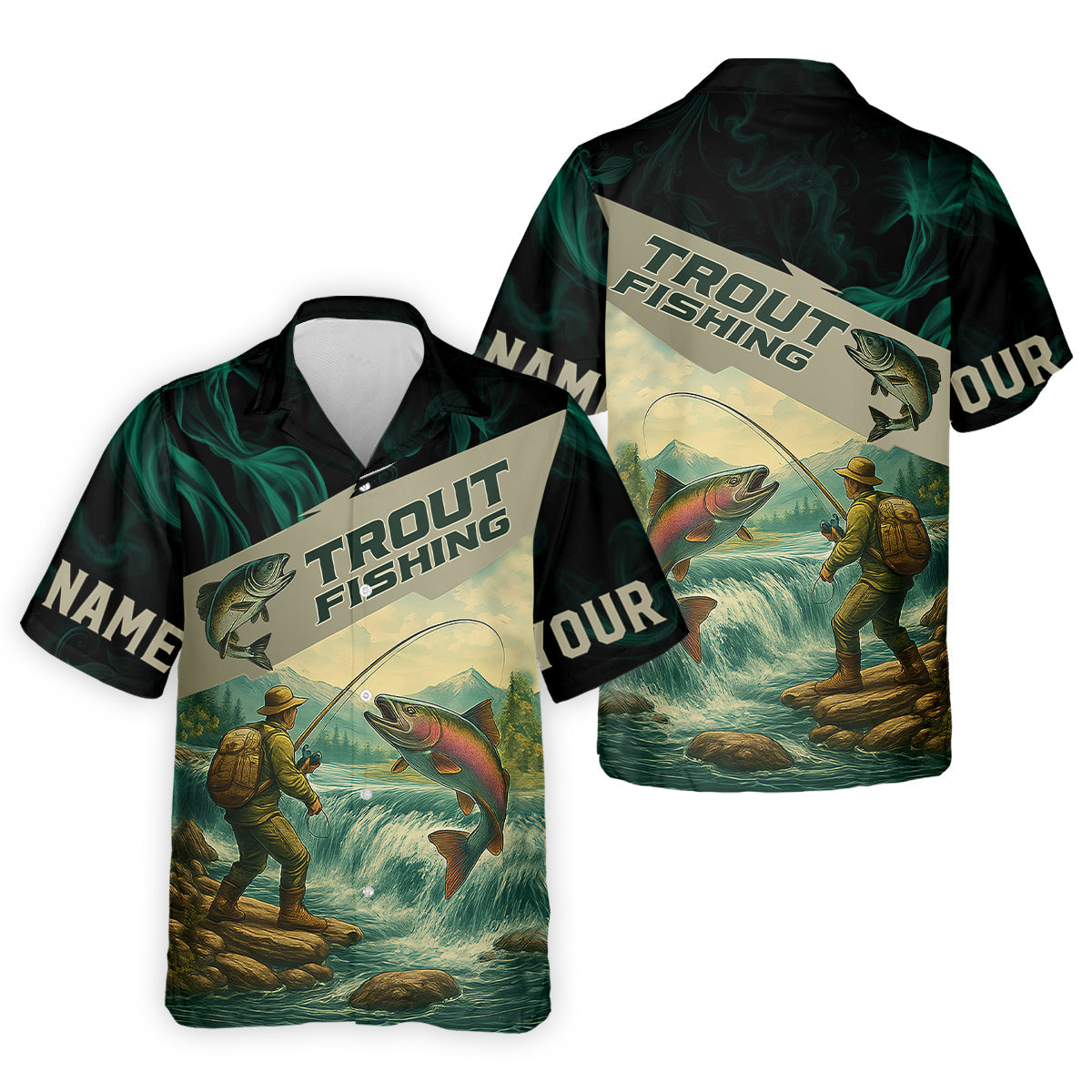 Rainbow Trout Fishing Women SPF Shirt, Fishing Gift Ideas, Women Fishing Shirt