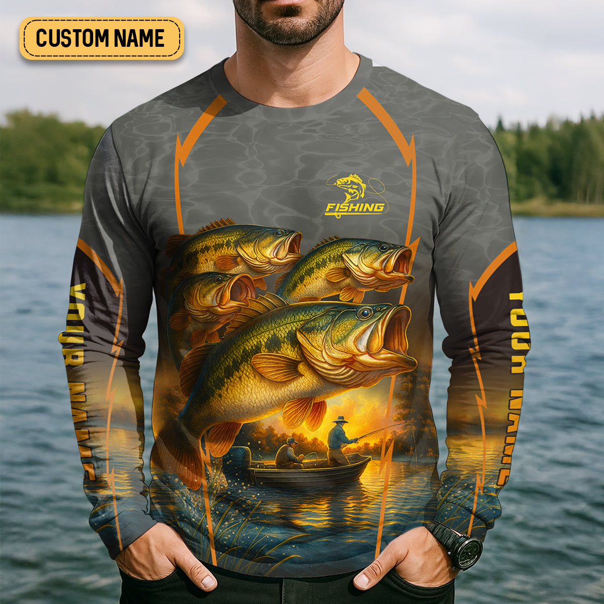 The Bass Are Calling And I Must Go Largemouth Bass Fishing SPF Shirt For Men, Funny Fishing Shirt