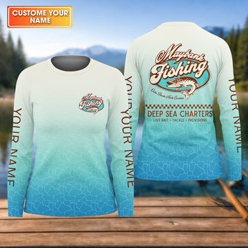 Maybank Fishing Deep Sea Charters Funny Fishing Shirt, Fishing UPF Shirts, Women Fishing Shirt